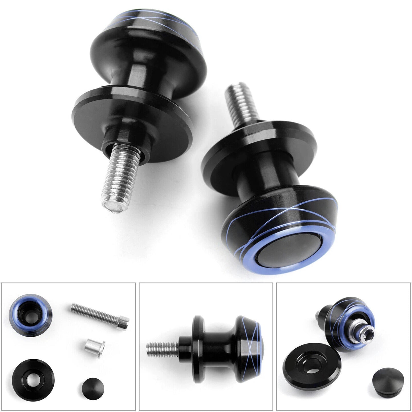 8mm Moto CNC Stand Mounts for Suzuki Honda Motorcycle