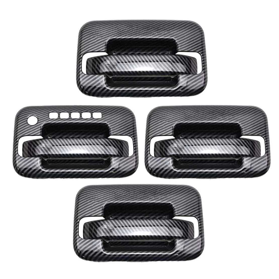 Carbon Fiber Door Handle Bowl Covers for Ford F150 Raptor (2004-2014)
