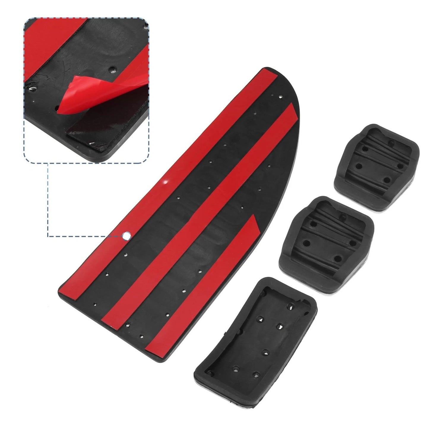 Anti-Slip Clutch Brake Gas Accelerator Pedal Covers for Ford