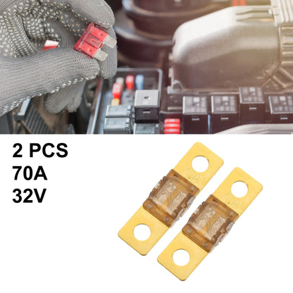 2 x AMI Fuses 70A 32V for Car Truck Motorcycle Boat Audio