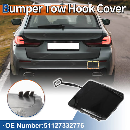 Rear Tow Hook Cover for BMW 5-Series Black Sapphire