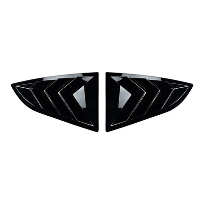 Gloss Black Window Louvers for Toyota GR86 Subaru BRZ (2022-2025)