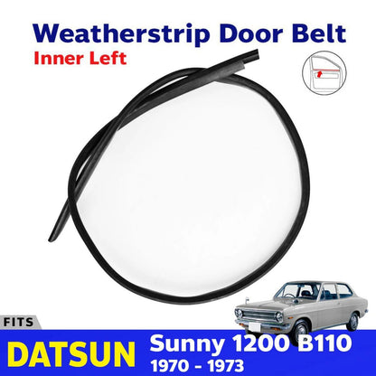 Weatherstrip Door Belt Inner LH Fits Datsun 1200 Sunny B110 Bluebird 510 D06