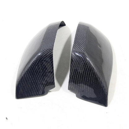 Real Carbon Fiber Wing Side Mirror Cover Caps Trim fit For Audi A7 S7 RS7