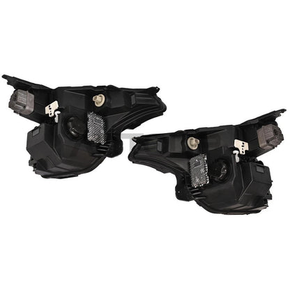 2 x Projector Black LED Headlights for Chevy Trailblazer (2021–2025)