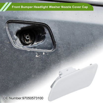 Left Washer Nozzle Cover Cap for Porsche Panamera White (2014-2016)