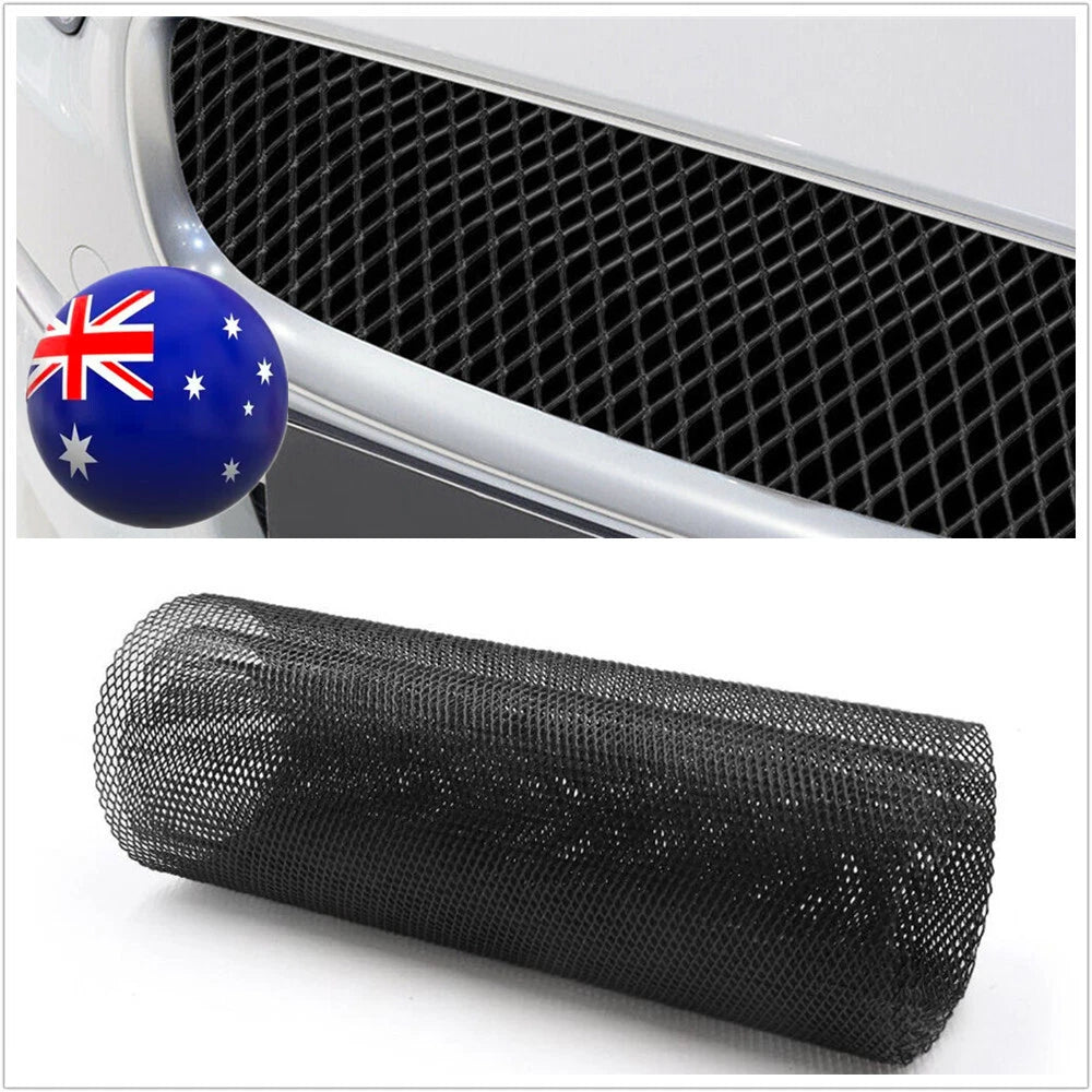 Aluminium Mesh Grill Cover for Universal Car Fender Bumper Hood Vent (X1)
