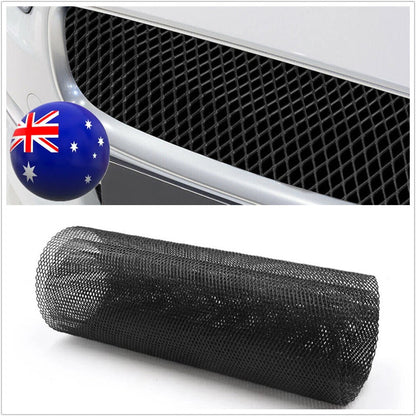 Aluminium Mesh Grill Cover for Universal Car Fender Bumper Hood Vent (X1)