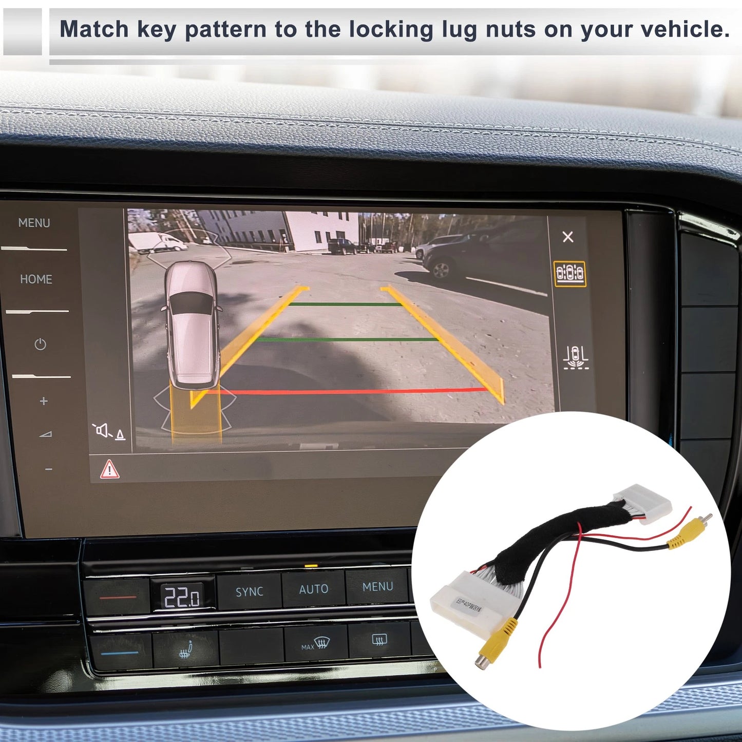 Rear View Camera Adapter Wire Harness for Nissan Sylphy X-Trail Altima (2007-2023)