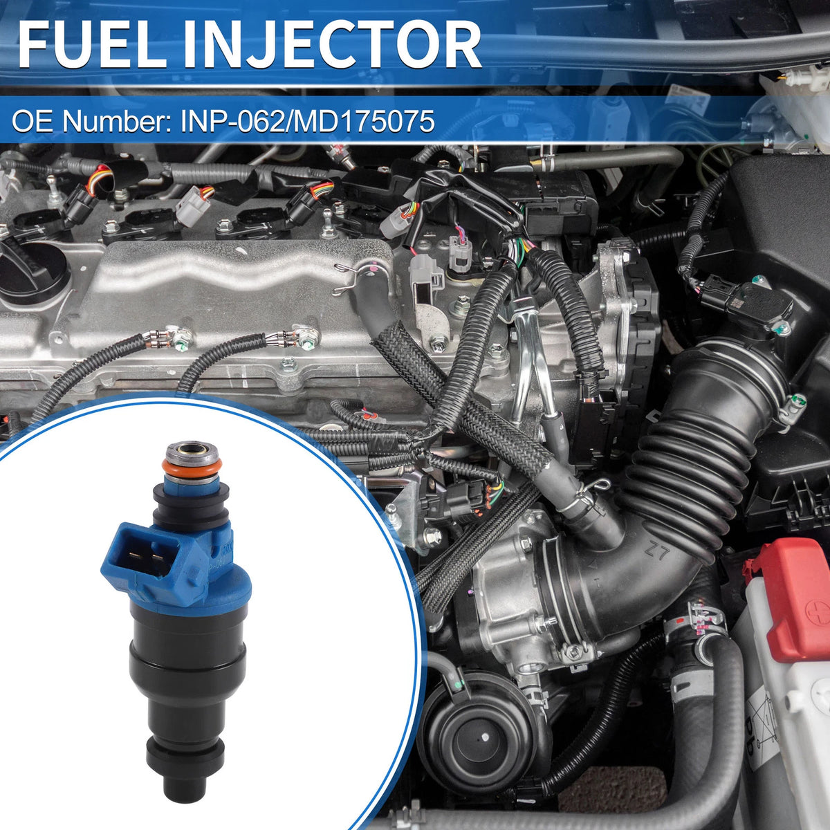 Fuel Injector No.INP-062 for Mitsubishi Mirage 1.5 (1993-1996)