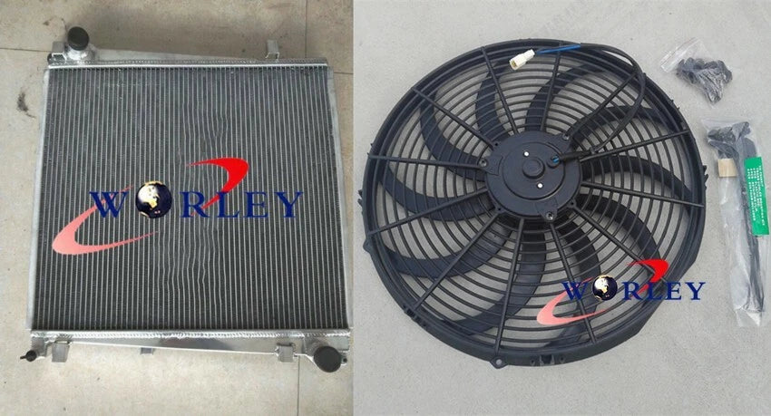 3ROW Aluminum Radiator & Fan for Ford Explorer MK3 U152 2002-2005