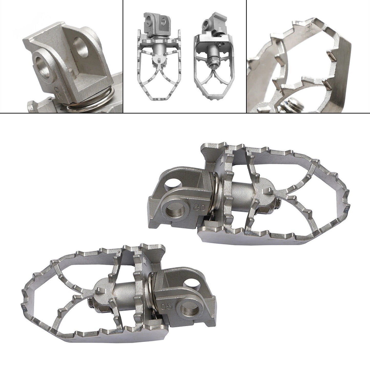 Footrests Front Foot Pegs for Husqvarna 701 Enduro, Norden 901 (2016-2023)