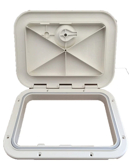Access Hatch White Europa 375x280mm Italian ASA Plastic Made in Italy