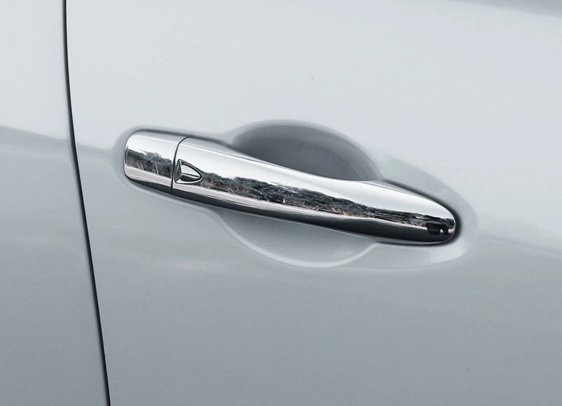 Door Handle Smart Keyhole Cover Trim for Nissan Kicks (2016-2020) 10 x Chrome