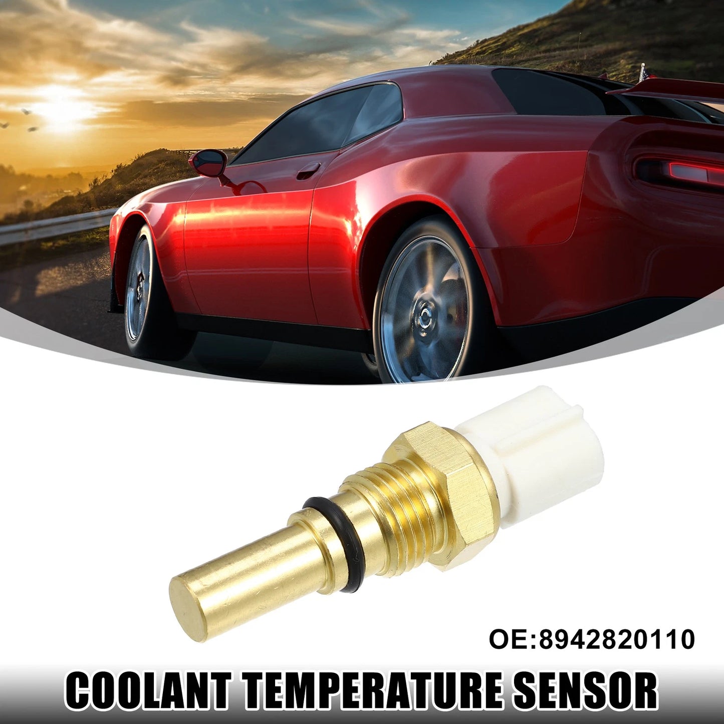 Engine Coolant Temperature Sensor & Gasket for Toyota RAV4 (2001-2023)