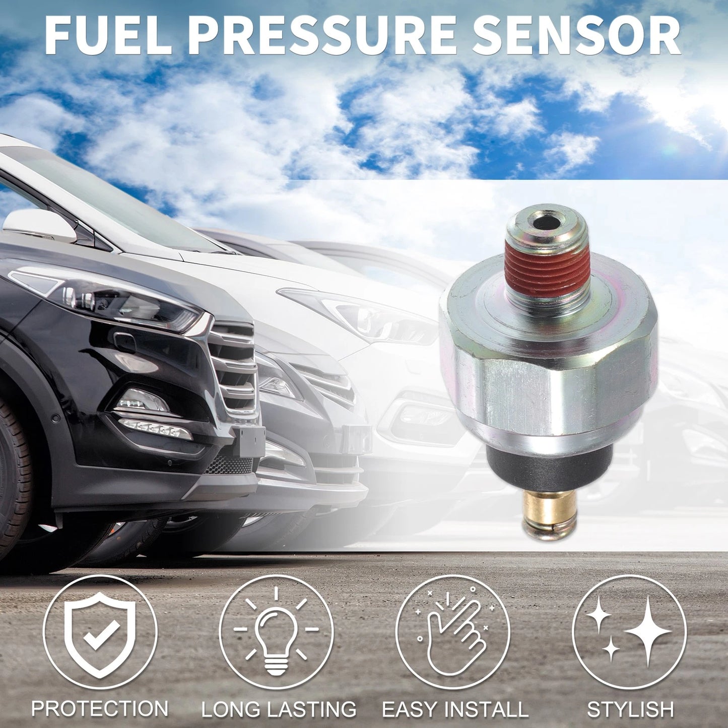 Fuel Pressure Sensor for Honda Accord (1998-2002) Durable Metal