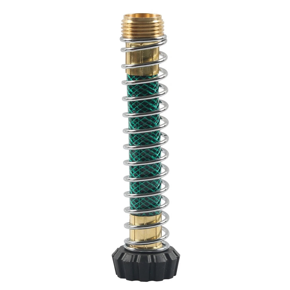3/4" Hose Splitter Connector for Garden Hose - Coiled Spring Protector