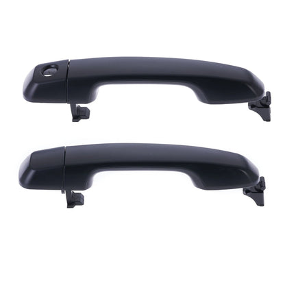 Door Handle Outer 2 x Black Front LH+RH for Toyota Landcruiser J150 (2009–2023)