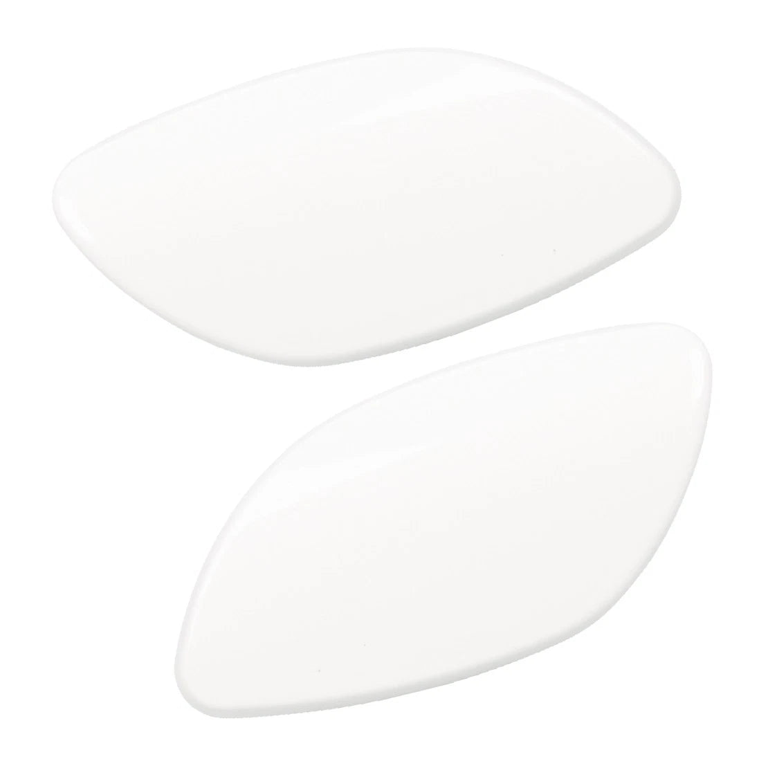 White Front Bumper Headlight Washer Covers for Volvo S80 (2007-2013)