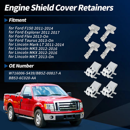 Engine Cover Retainers  Thumb Pins for Ford Lincoln
