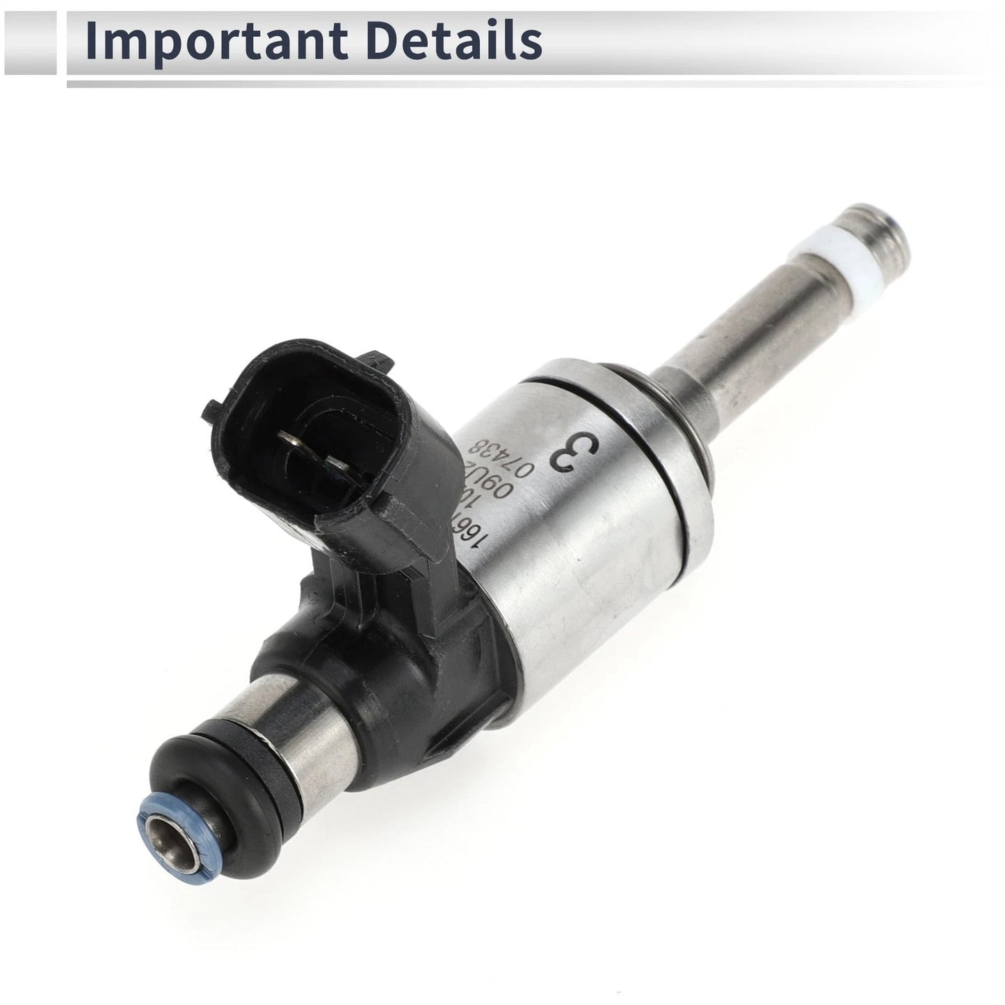Fuel Injector 1 Pc for Subaru BRZ 2.0 (2013-2020) Black Silver Tone
