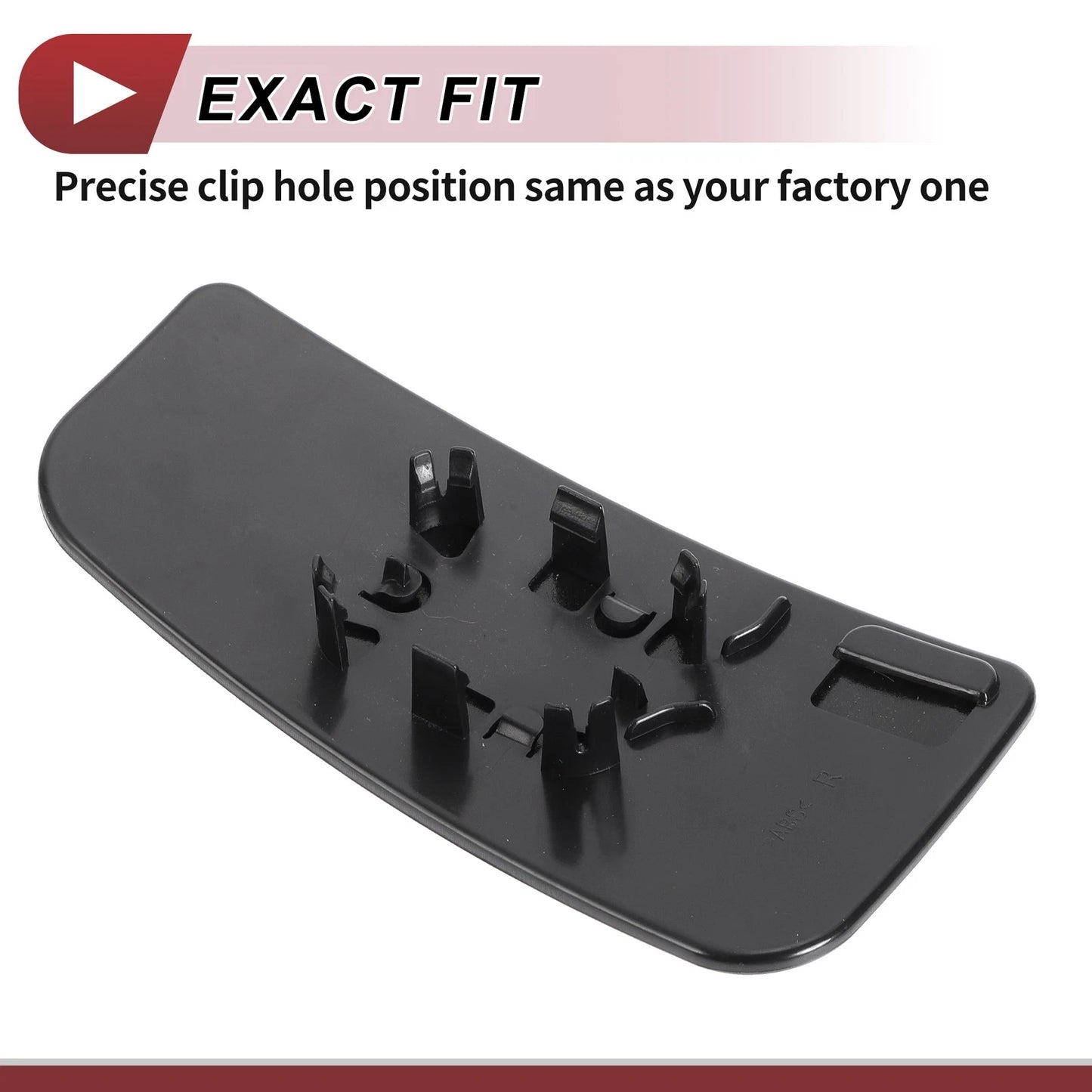 Right Passenger Side Tow Mirror Glass for Ford