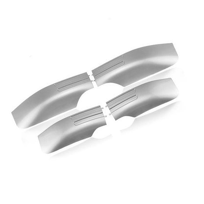 Roof Rack Rail End Covers for BMW X6 E71 E72 (2008-2014) 2 x Silver Set