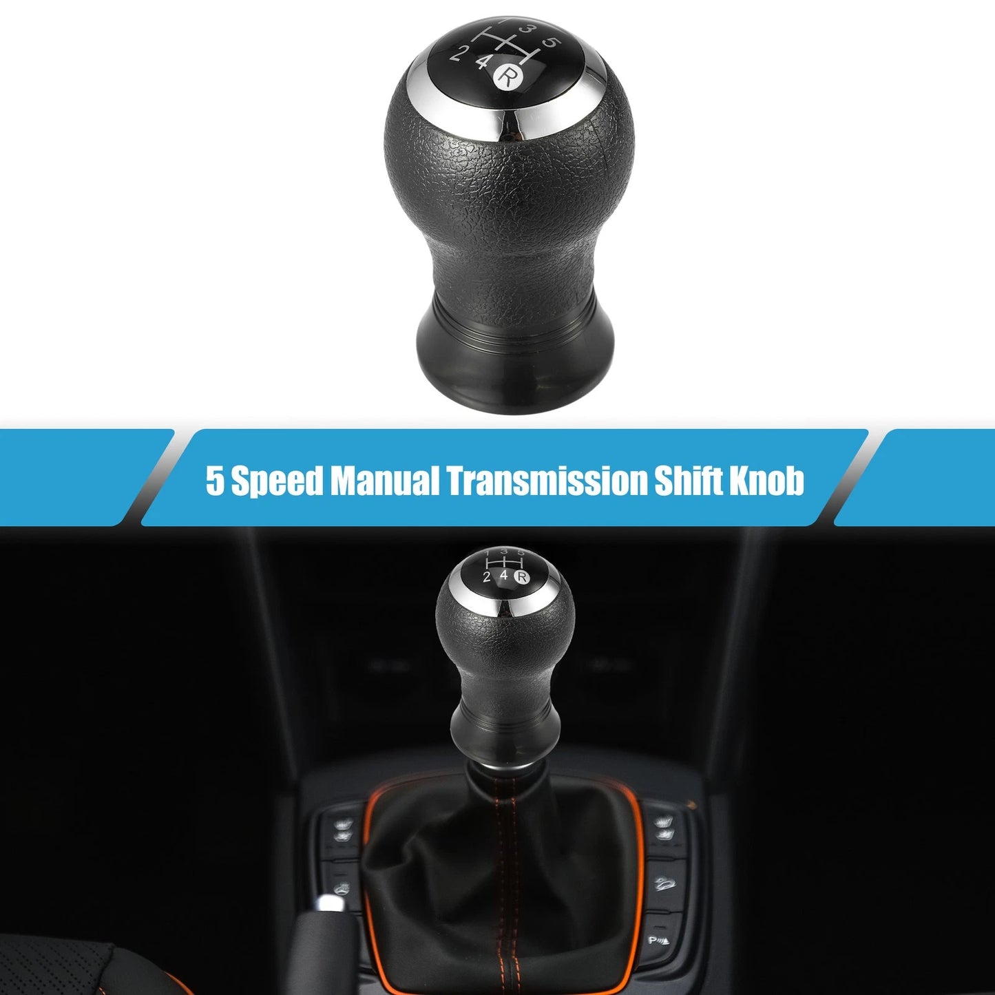 5-Speed Manual Transmission Shift Knob for Toyota Yaris (2005–2010)