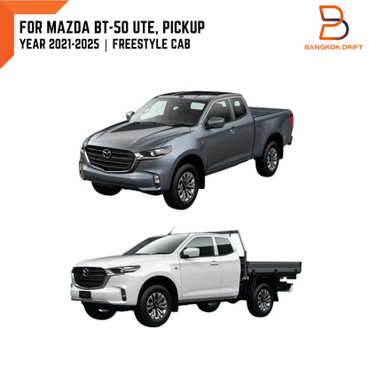 Chrome Door Sill Scuff Plate Guard for Mazda BT-50 (2021-2025)