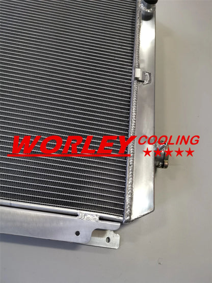 3 Row Alloy Radiator & 12" Fans for Holden Kingswood HQ HJ HX HZ V8 (1971-1984)