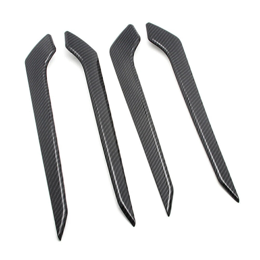 Inner Door Panel Armrest Cover Trim for Toyota RAV4 (2019-2022) Carbon Fiber