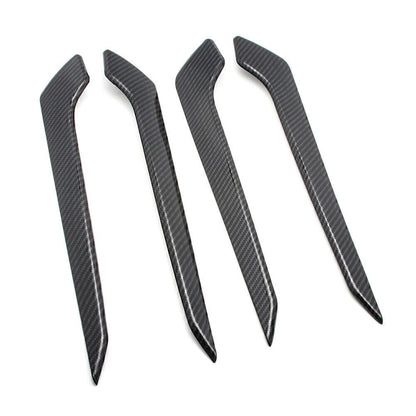 Inner Door Panel Armrest Cover Trim for Toyota RAV4 (2019-2022) Carbon Fiber