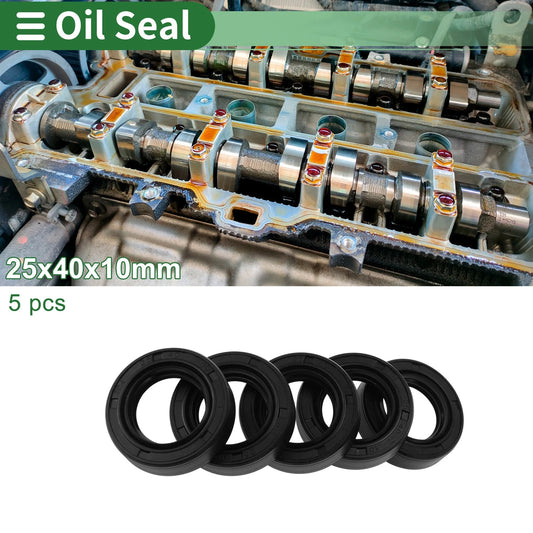 Oil Seal 25x40x10mm NBR Black Rotary Shaft Seal for Make Model