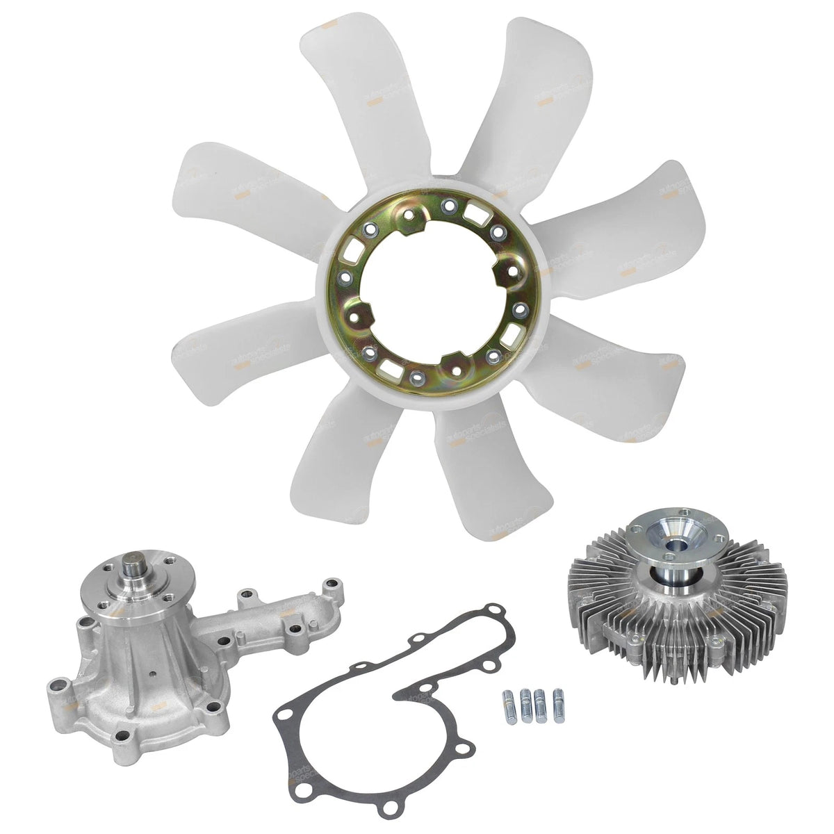 Water Pump Fan Clutch & Blade for Landcruiser HDJ80 (1990–1998)