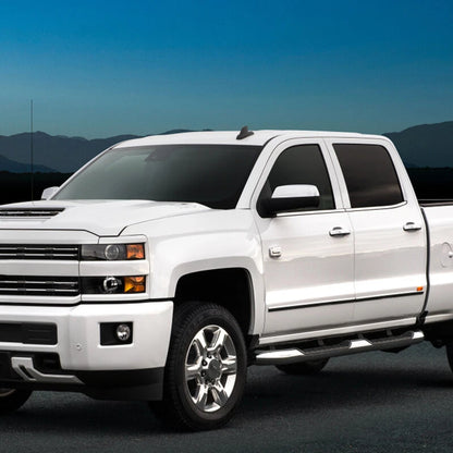 Chrome Top Mirror Handle Tailgate Cam Covers for 2014-2018 Chevy Silverado