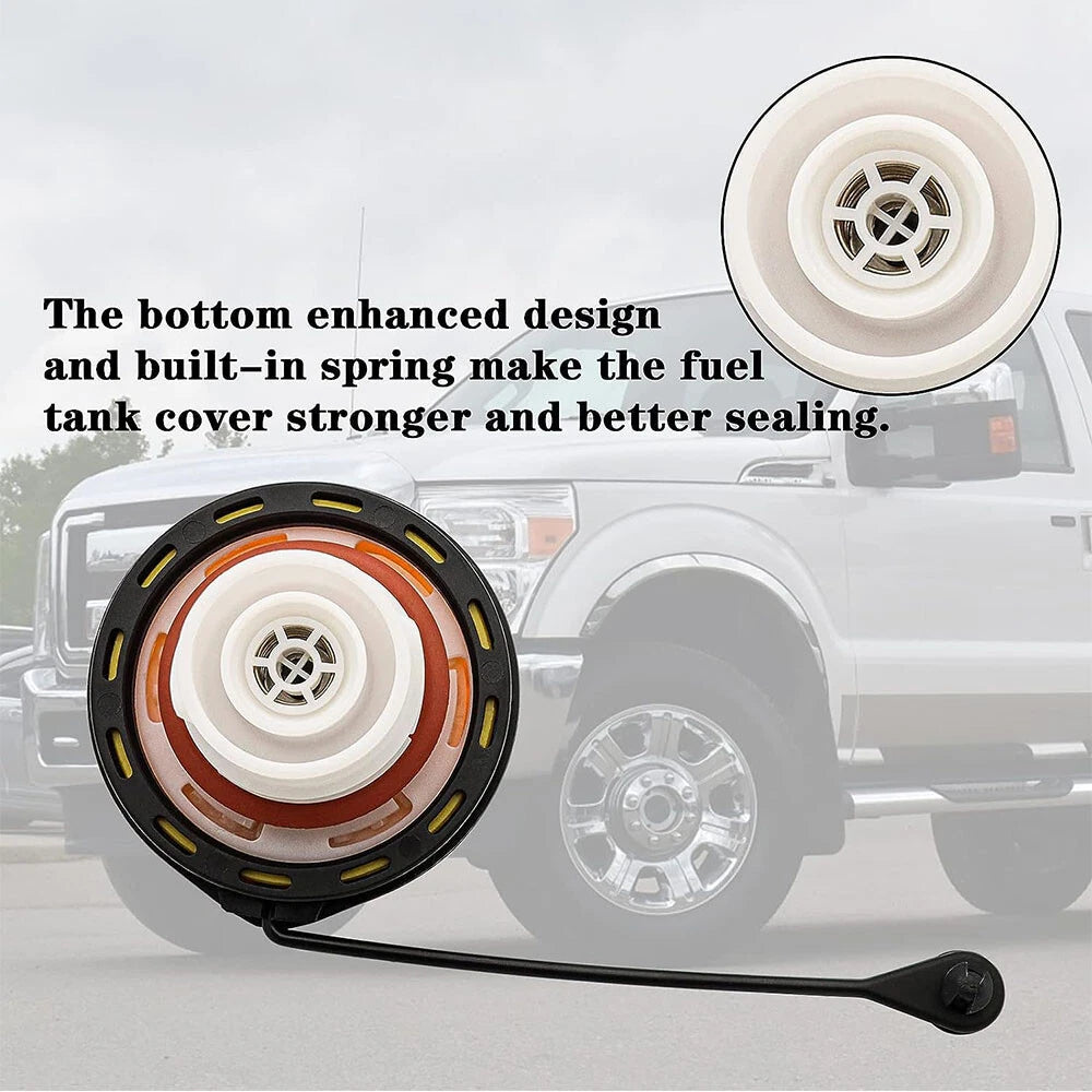 Gas Cap Fuel Cover for Ford F150 F250 F350 F450 F550 Super Duty (2011-2023)