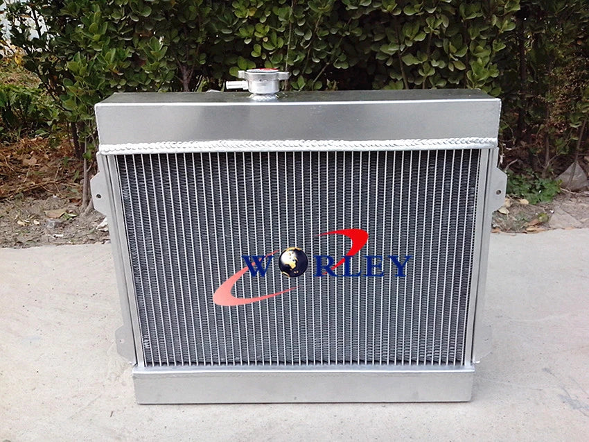 56mm Aluminum Radiator for Toyota Corolla KE30 KE38 KE55 KE70 (1974-1985)