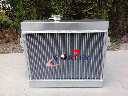 56mm Aluminum Radiator for Toyota Corolla KE30 KE38 KE55 KE70 (1974-1985)