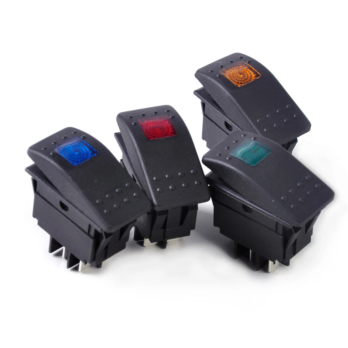 4Pin Waterproof Rocker Switch Button LED ON OFF for Car Boat 12V 20A