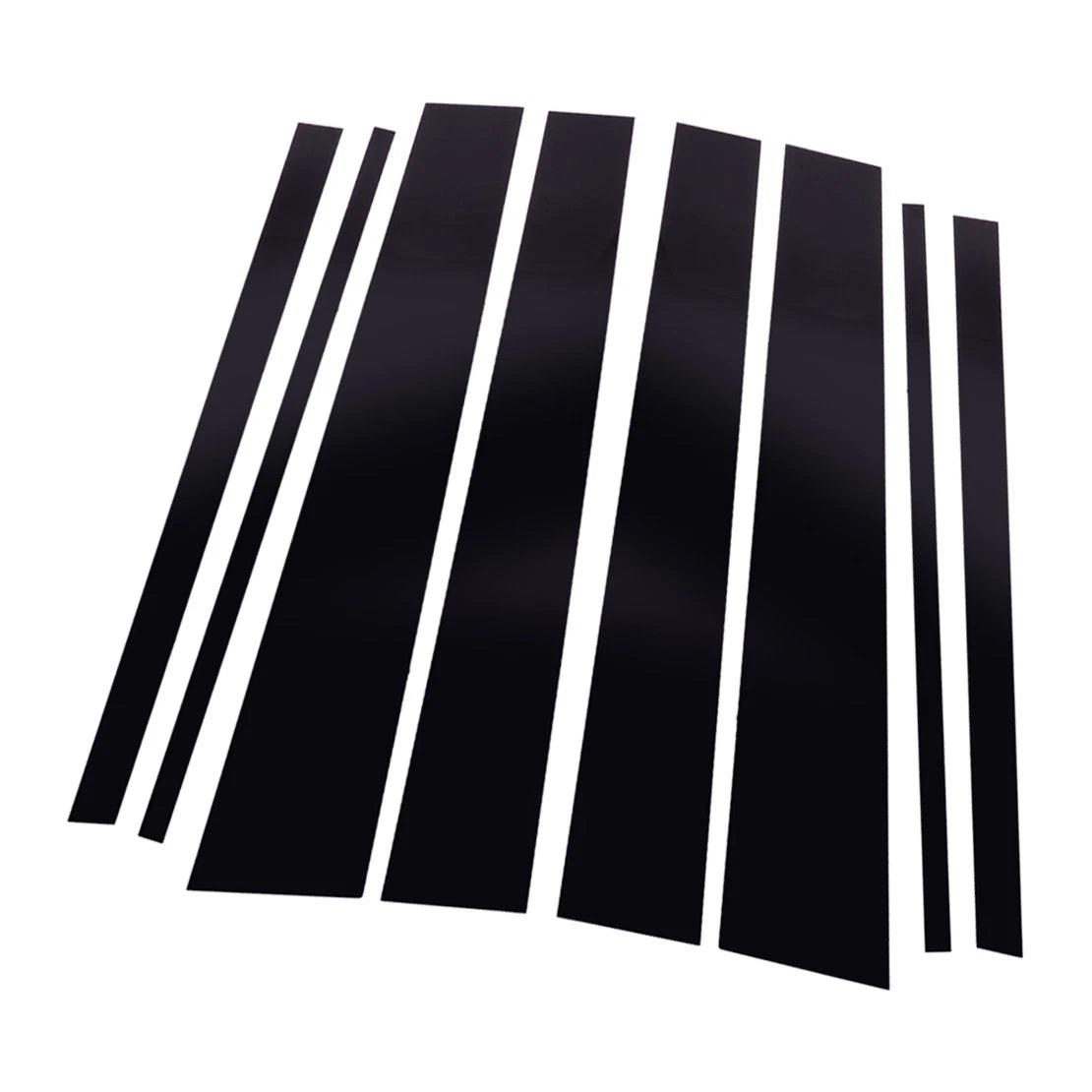 Piano Finish Black Window Pillar Post Door Covers for Honda Pilot (2016-2022)