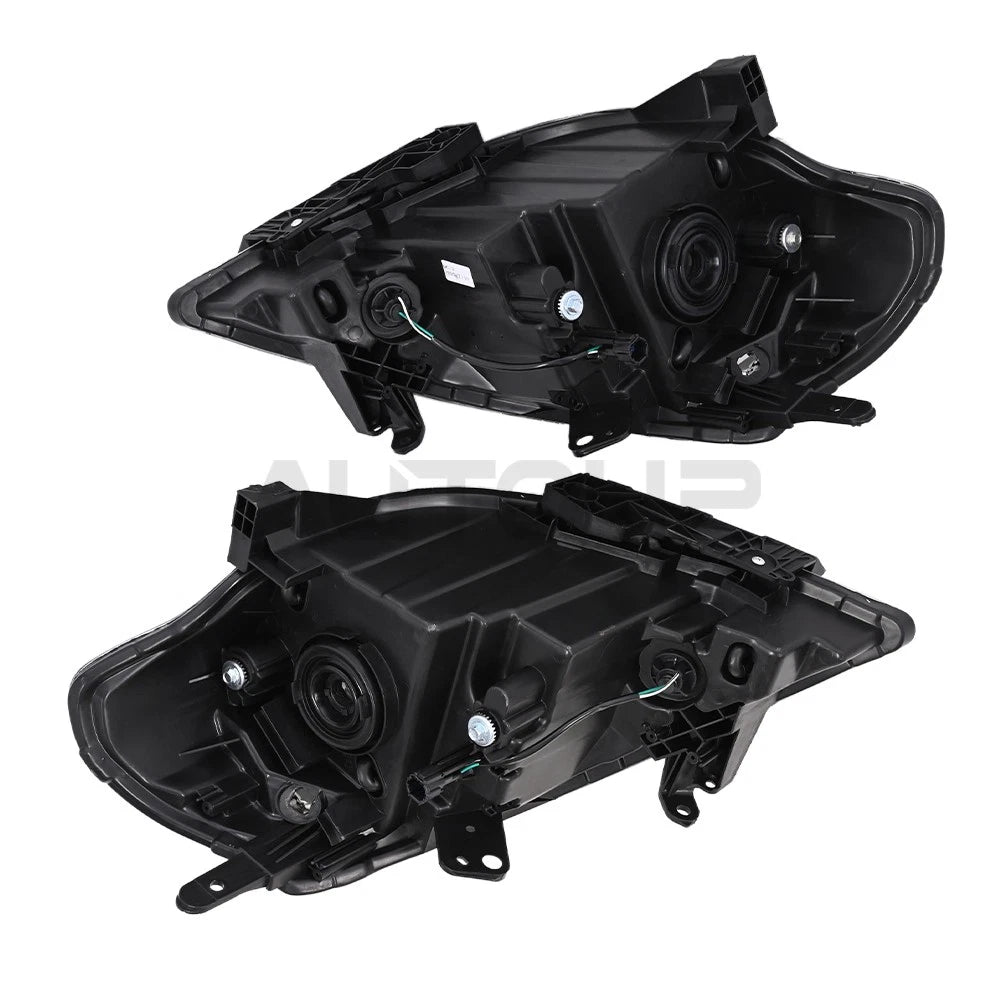 2 x Chrome Halogen Headlight for Nissan Versa (2007–2012)