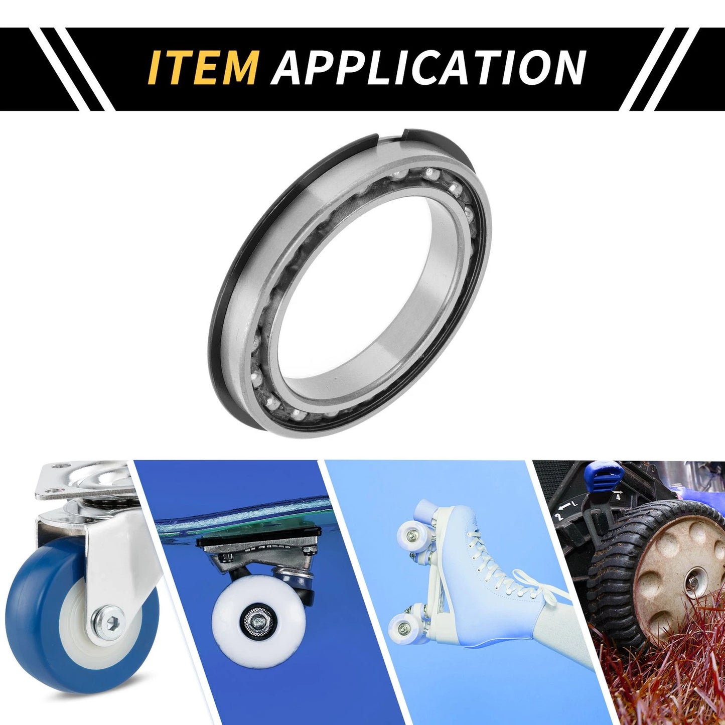Deep Groove Ball Bearings 75x105x16mm 1 Pc for Scooter Skateboard Wheel