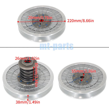 CVT Secondary Clutch Drive Assembly for Excalibur UTV 700-4 700-5 (2005-2008)