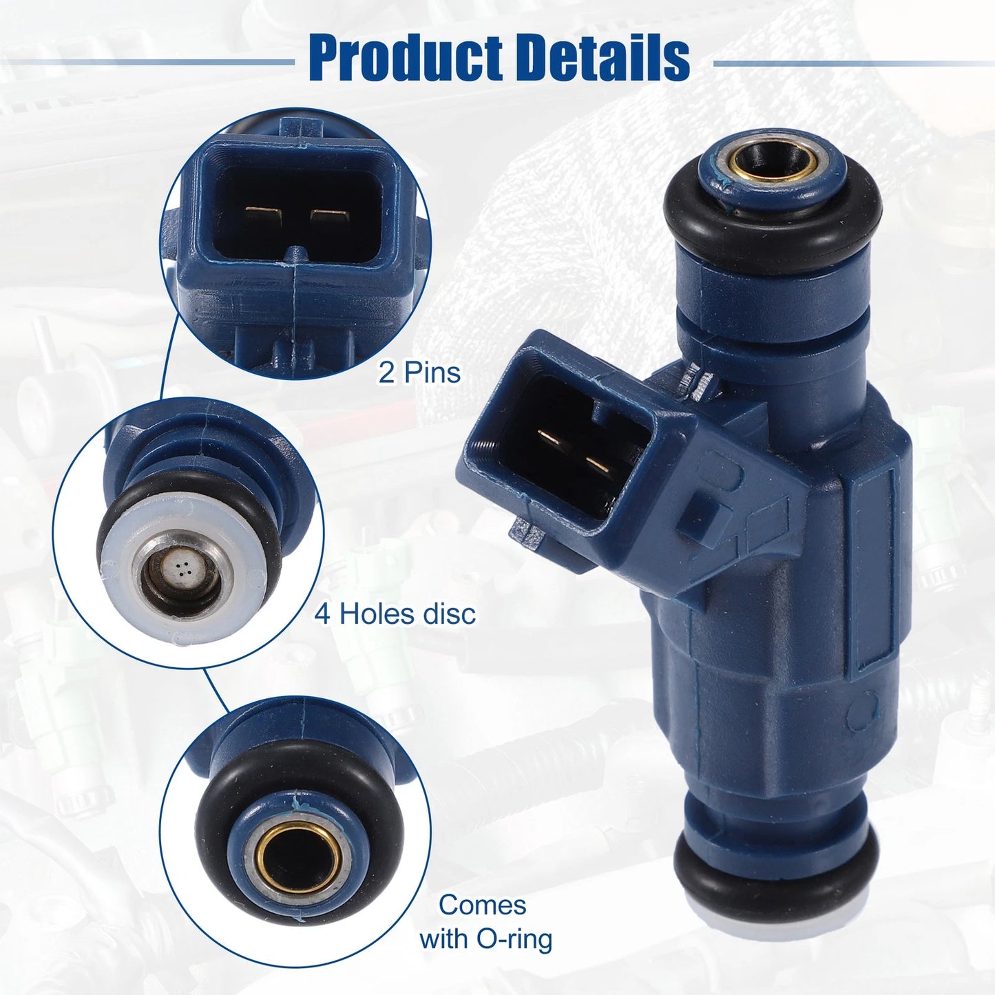 6 x Fuel Injector Nozzle for Ford Explorer 4.0L V6 (2002-2003)