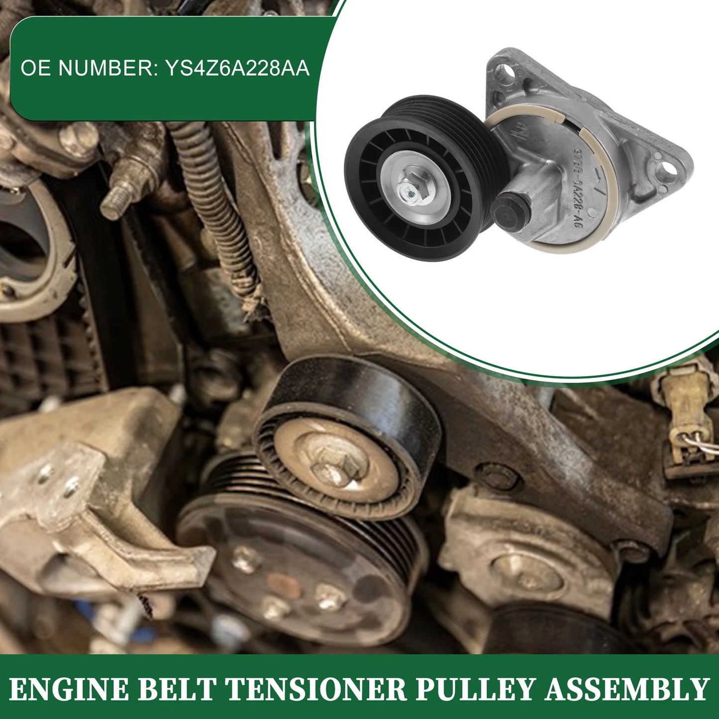 Engine Belt Tensioner Pulley for Ford Escape (2001-2004)
