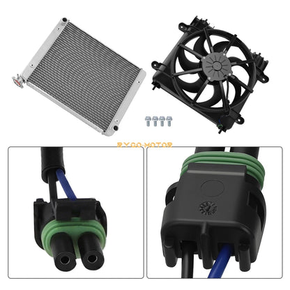 Cooling Radiator Fan Kit for Polaris Ranger 570 900 1000 Crew XP