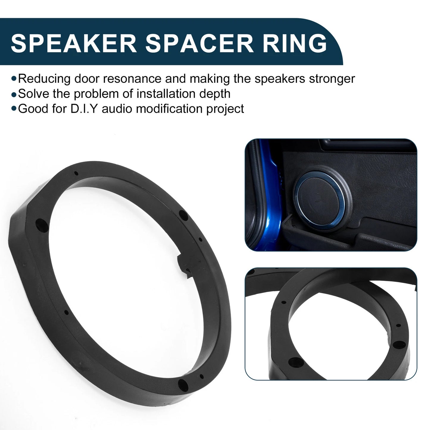 6.5" Tweeter Speaker Spacer Rings for Honda Civic  -  Set