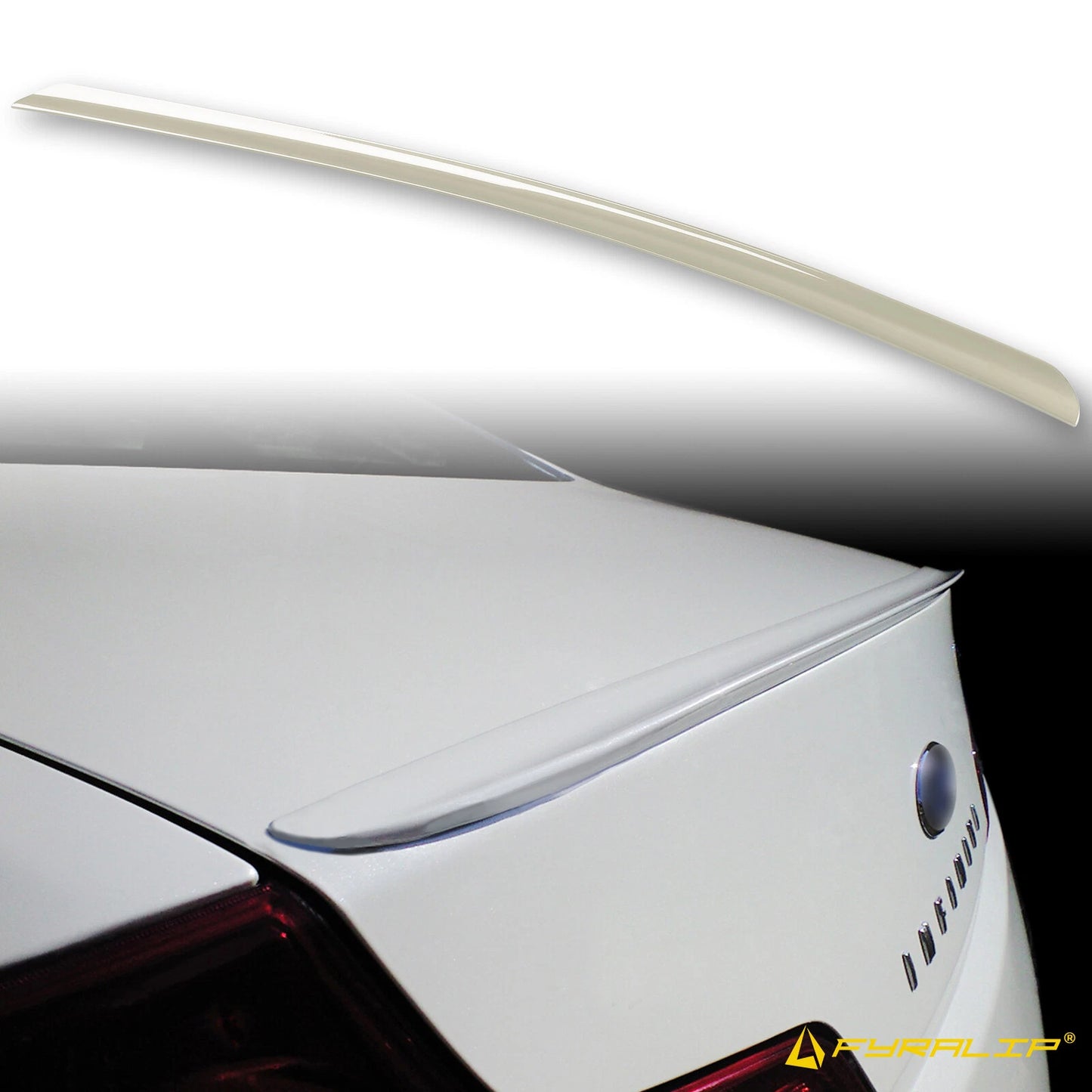 K32 Silver Boot Lip Spoiler for Infiniti G35 Coupe (2003-2007)