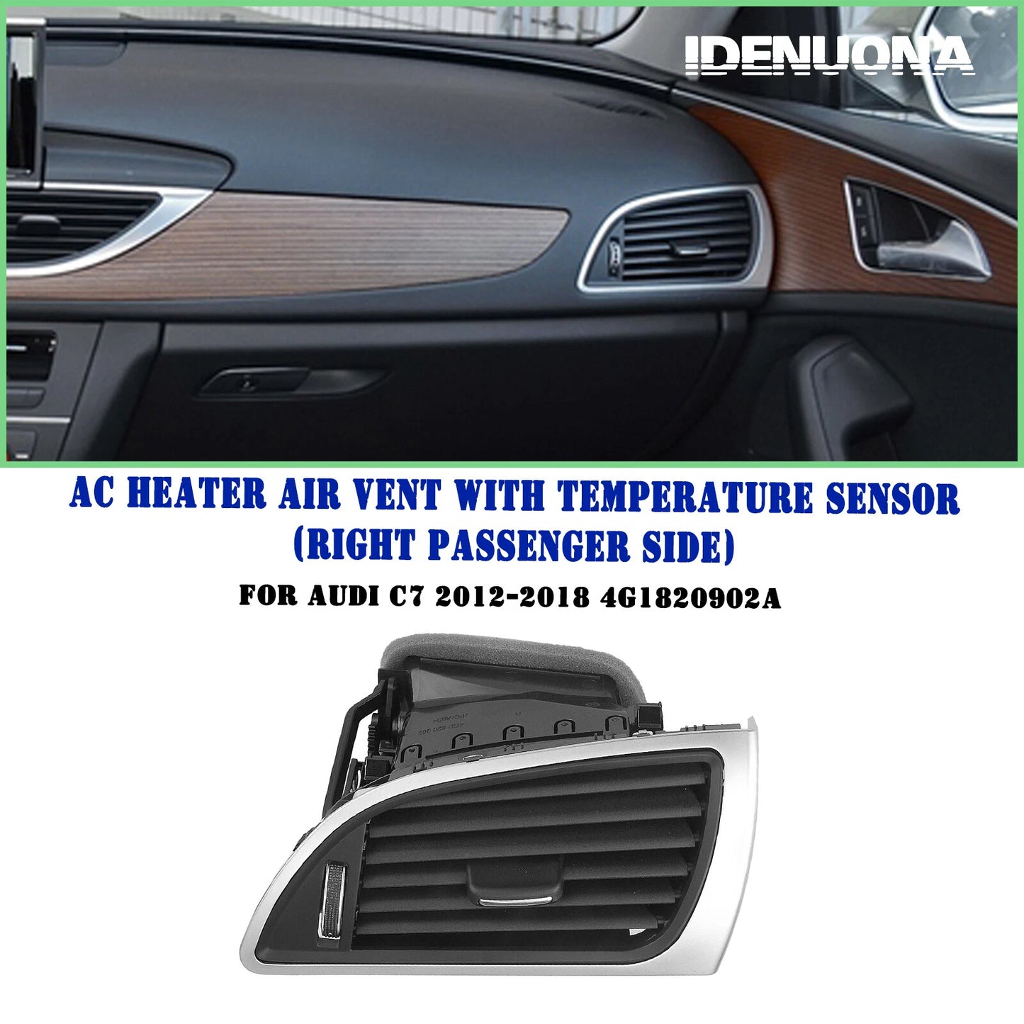 Front Right Air Vent Grille for Audi C7 (2012-2018)