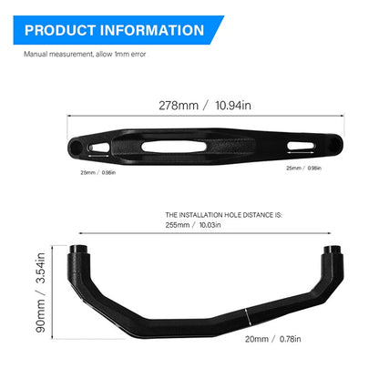 Rear Seat Hand Grab Bar Rail for Yamaha Tenere 700 (2019-2022)
